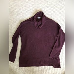 5/$15 Old Navy Maroon Cowl Neck Sweater